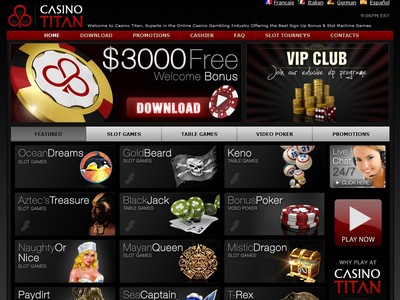 Casino Titan No Deposit Bonus Codes September 2014